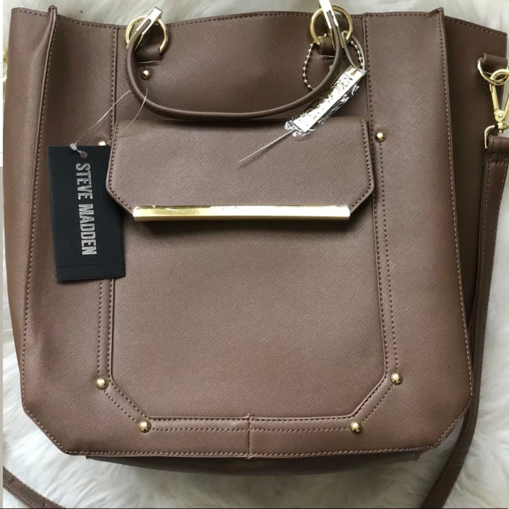 Steve Madden Taupe Tote